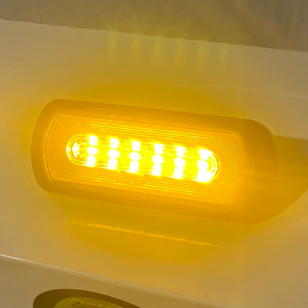 Red LED Marker Light With Strobe