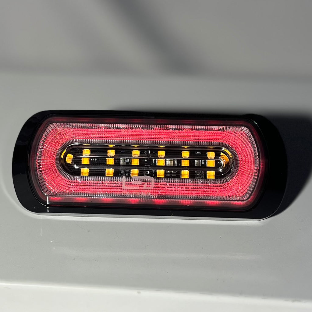 Red LED Marker Light With Strobe
