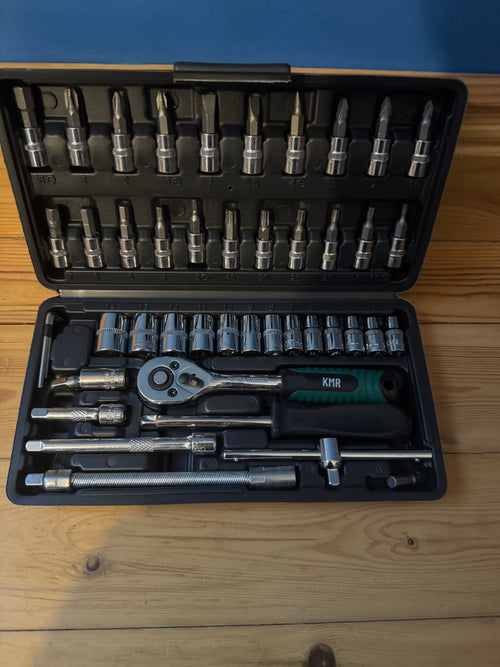 46pc 1/4 Inch Socket Set