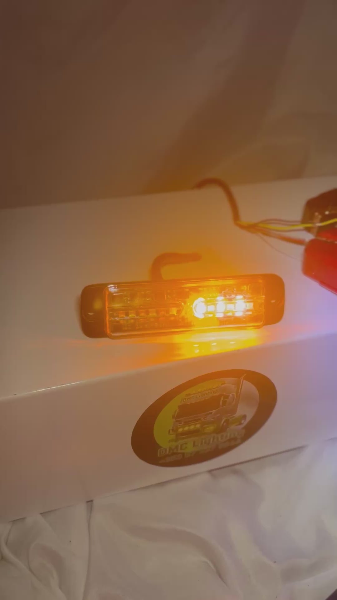 LED Amber/White Strobe